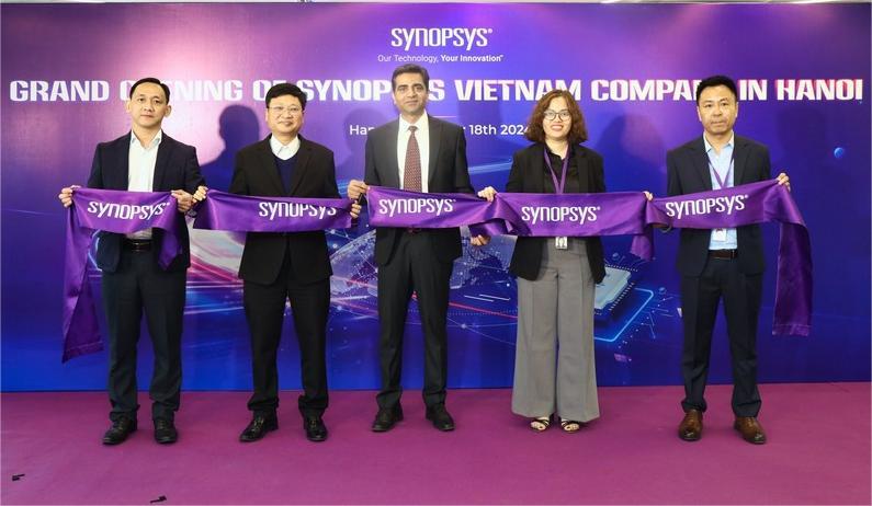 Synopsys holds a opening ceremony of Hanoi office on December 18, 2024. Photo courtesy of Synopsys.