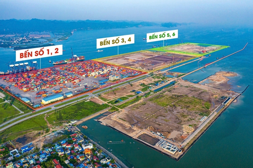 Lach Huyen deep-water seaport in Haiphong city, northern Vietnam. Photo courtesy of Hateco.