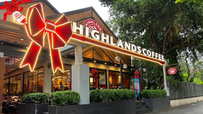 A Highlands Coffee store in Vietnam. Photo courtesy of Highlands Coffee.