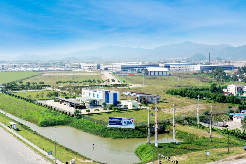 The entrance to WHA Nghe An 1 Industrial Park in Nghe An province, central Vietnam. Photo courtesy of WHA.