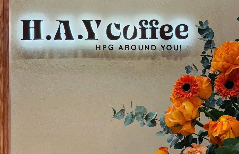 H.A.Y coffee shop at the 66 Nguyen Du street building of Hoa Phat Group in Hanoi. Photo courtesy of the group.