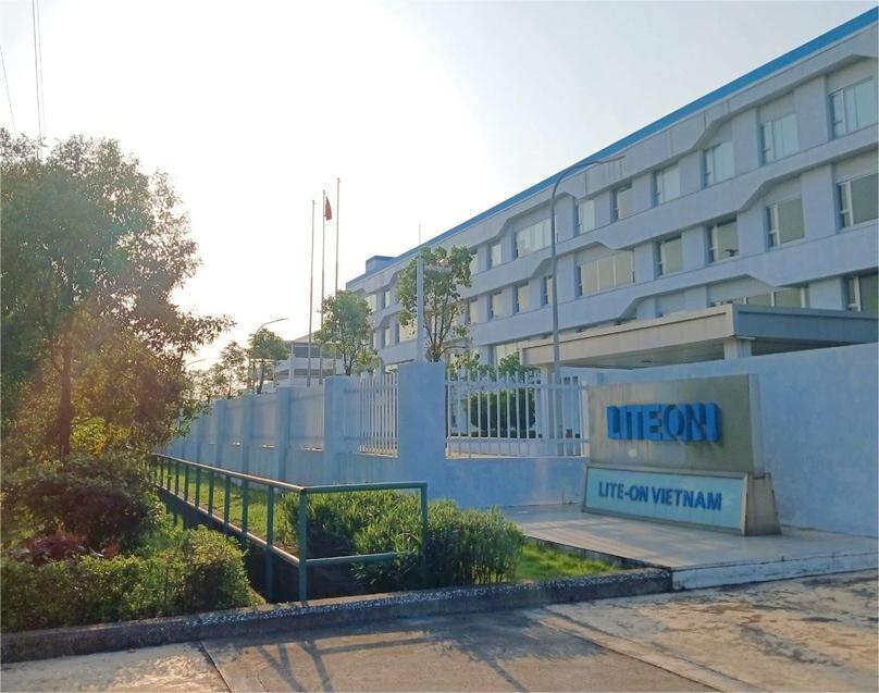 Lite-On factory in Hai Phong city, northern Vietnam. Photo courtesy of Lite-On Technology Vietnam.