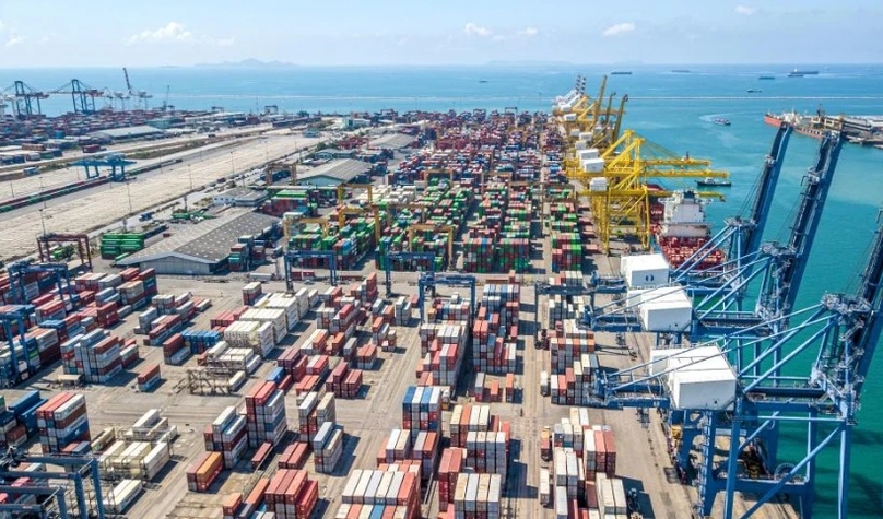 Aerial photo shows a view of the Laem Chabang Port in Chonburi province, Thailand. It is one of the most important international container hub ports in the country. Photo courtesy of Xinhua.