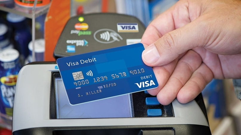 A Visa debit card. Photo courtesy of the company.