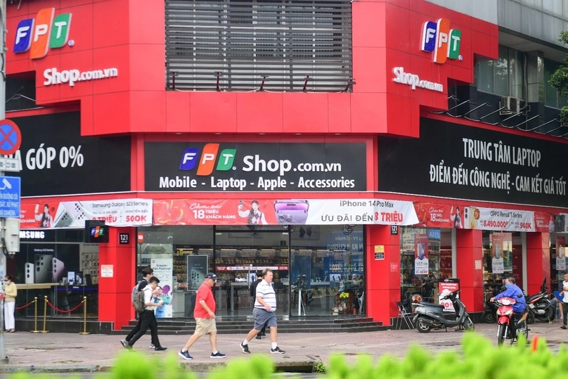  An electronics store of FPT Shop chain. Photo courtesy of the firm.