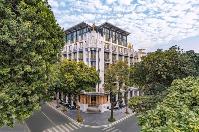 La Maison 1888 stands out amidst the lush greenery of the pristine forest at InterContinental Danang Sun Peninsula Resort.