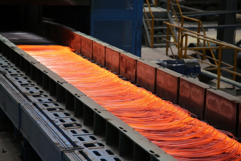 Steel production at a Hoa Phat Group plant. Photo courtesy of the company.