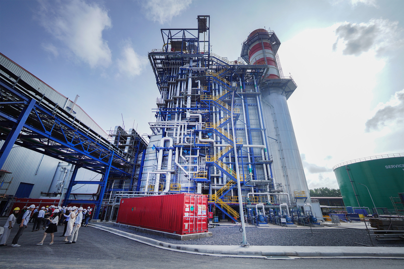 The under-construction LNG-fired power plants Nhon Trach 3 and 4 in Dong Nai province, southern Vietnam. Photo by The Investor/Vu Pham.