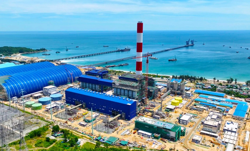 The under-construction Vung Ang 2 power plant in Ha Tinh province, central Vietnam. Photo courtesy of Ha Tinh newspaper.