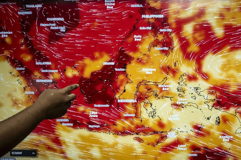 April 2024 was recorded as the hottest April in over 40 years in Indonesia, as extreme heatwaves swept across Asia. Photo courtesy of Antara.