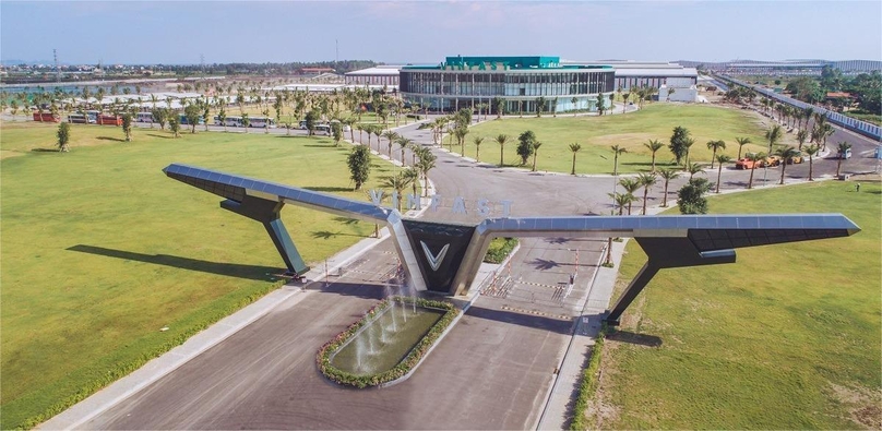 The VinFast factory in Dinh Vu Industrial Park, Hai Phong city, northern Vietnam. Photo courtesy of VinFast.