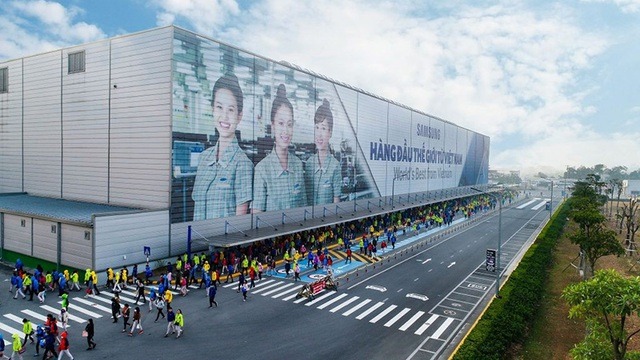 Samsung Electronics Vietnam Thai Nguyen in Thai Nguyen province, northern Vietnam. Photo courtesy of Samsung.