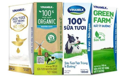 Some products of Vinamilk. Photo courtesy of the company.