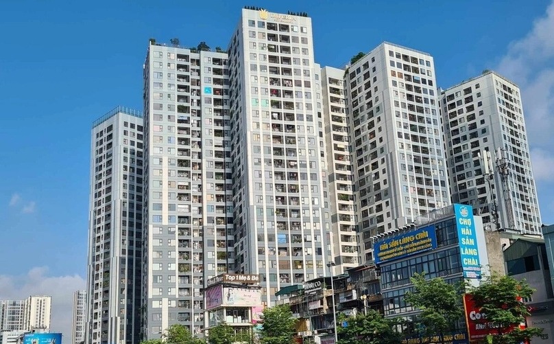 An apartment complex in Hanoi. Photo courtesy of Dan Tri (Intellect) newspaper.