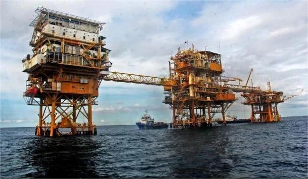 Oil field offshore Indonesia. Photo courtesy of thejakartapost.com.