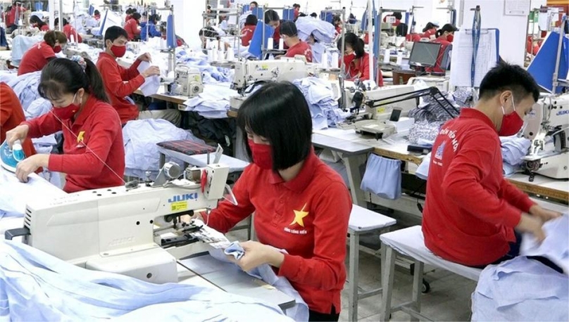 Garment is one of Vietnam's biggest export earners in the U.S. market. Photo courtesy of the government's news portal.