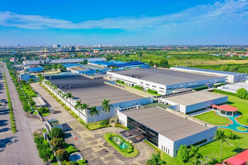 A corner of Dong Van II Industrial Park, Ha Nam province, northern Vietnam. Photo courtesy of TNI Holdings.