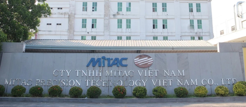  MiTAC factory in Hanoi. Photo courtesy of inoxhimalaya.vn.