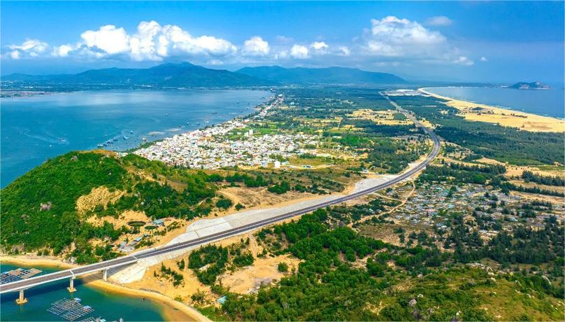 An aerial view of Binh Dinh province areas, south-central Vietnam. Photo by The Investor/Dung Nhan.