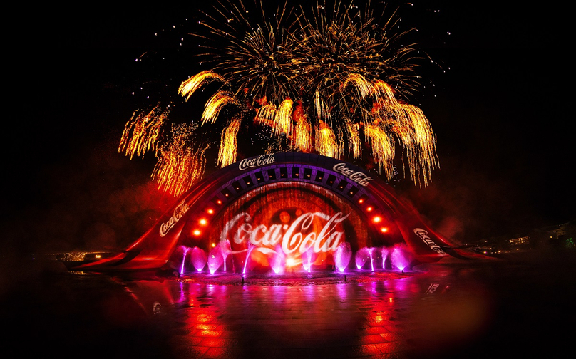 The Kiss of the Sea stage dazzled during Coca-Cola’s event. Photo courtesy of GenNext.