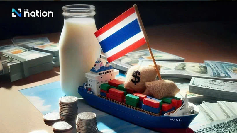 Thailand continues to lead ASEAN’s dairy market, with exports growing by 11.5% in 2024 to $582.62 million. Photo courtesy of nationthailand.com.