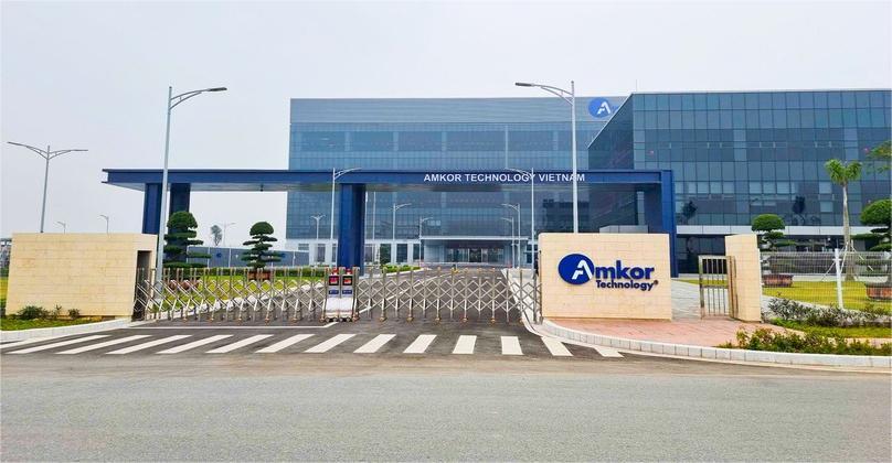 Amkor Technology Vietnam factory in Bac Ninh province, northern Vietnam. Photo courtesy of VOV newspaper.