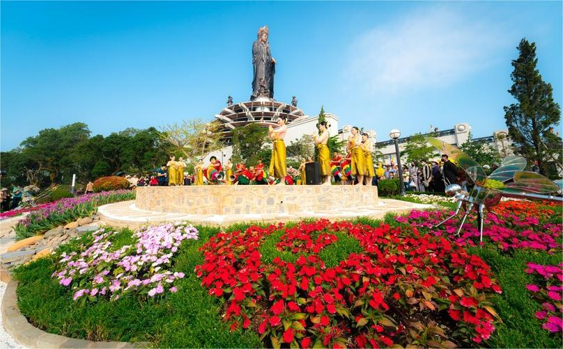 A corner of Ba Den mountain in the southern province of Tay Ninh. Photo courtesy of the provincial Department of Information and Communications.