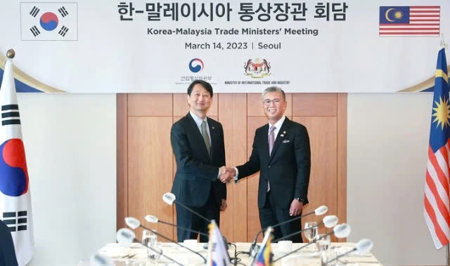 At the Korea-Malaysia Trade Ministers' Meeting in 2023. Photo courtesy of Koreaherald.com.