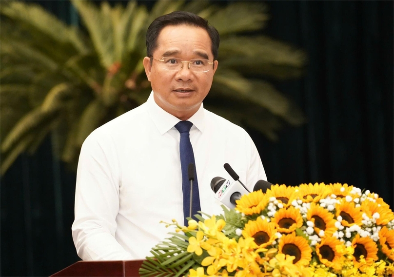 Nguyen Van Duoc, Chairman of the HCMC People's Committee and Deputy Secretary of the city's Party Committee. Photo courtesy of Phap luat (Justice) newspaper.