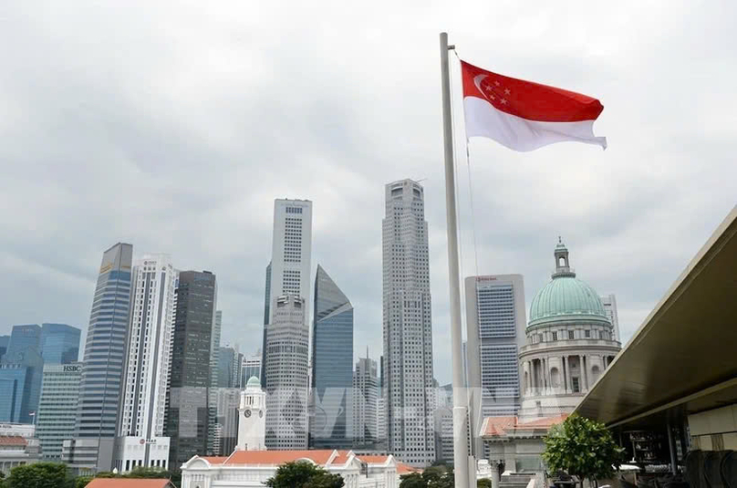 A corner of Singapore. Photo courtesy of AFP/VNA.