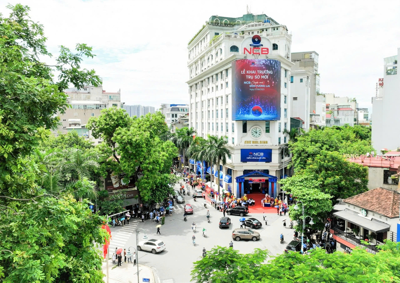 The headquarters of NCB at Le Dai Hanh street, Hanoi. Photo courtesy of the bank.