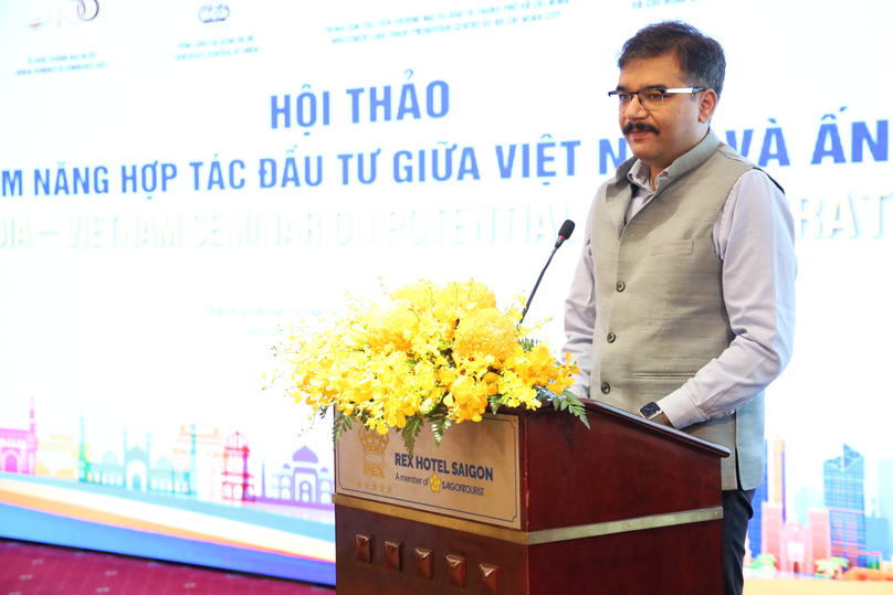 Vipra Pandey, consul general of India in HCMC. Photo courtesy of the Investment and Trade Promotion Center of HCMC (ITPC).