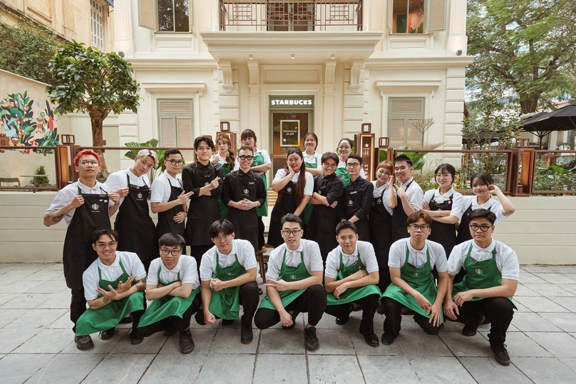 Starbucks's first Reserve Mixology store in Vietnam at 6A Quang Trung in Hanoi. Photo courtesy of Starbucks Vietnam.