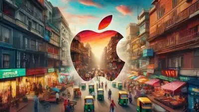 India has emerged as a key manufacturing hub for Apple, complementing operations in China and Vietnam. Photo courtesy of AI.