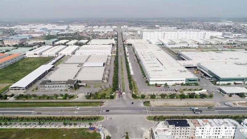 The Trang Due industrial park in Hai Phong, northern Vietnam. Photo courtesy of Dau tu (Investment) newspaper.