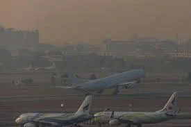 Bangkok Airways is suspending some domestic flights as smog could make visibility too poor for planes to land. Photo courtesy of straitstimes.com.