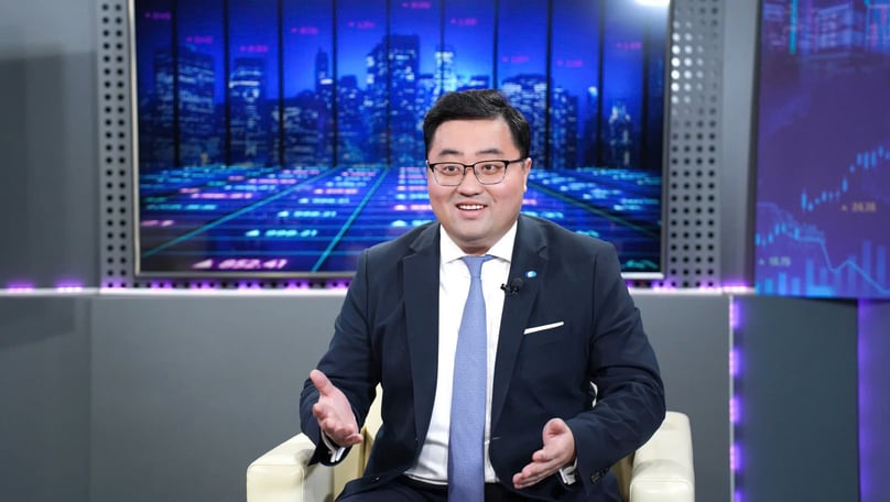  Huang Bo, CEO of Guotai Junan Securities Vietnam (IVS). Photo courtesy of 'The Financial Street' talkshow.