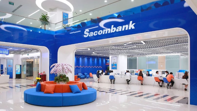 At a transaction office of Sacombank. Photo courtesy of Sacombank.