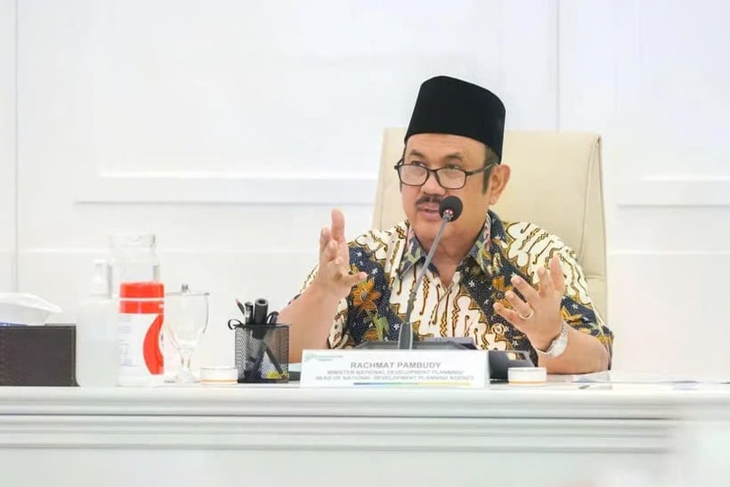  Indonesia's National Development Planning Minister Rachmat Pambudy. Photo courtesy of Antara.