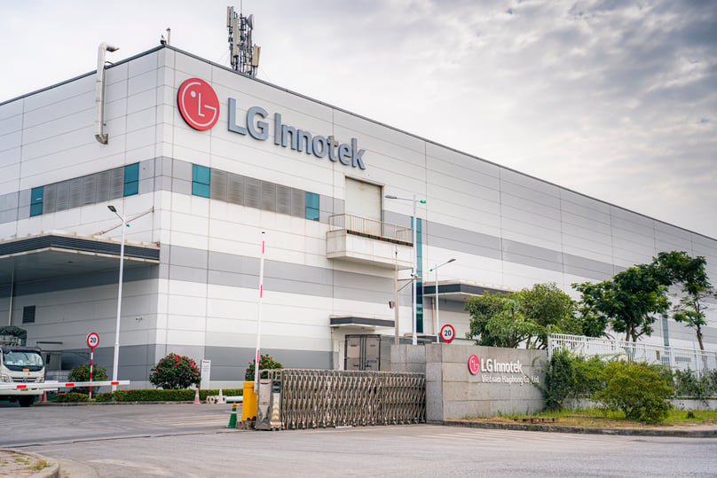 LG Innotek factory in Hai Phong city, northern Vietnam. Photo courtesy of Markettimes magazine.