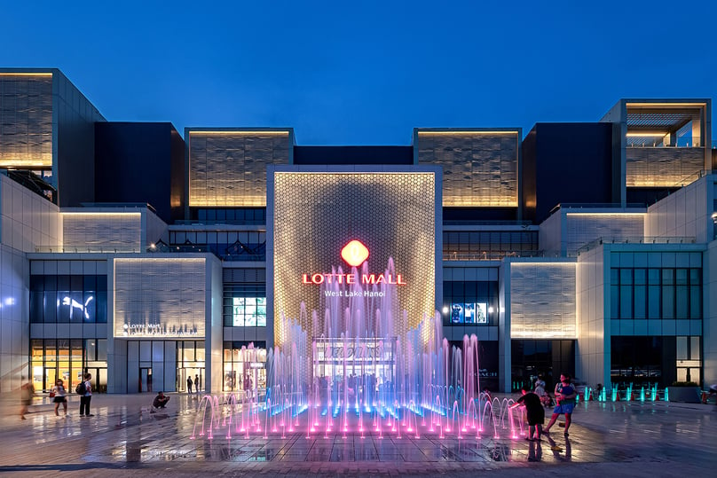 Lotte Mall West Lake Hanoi. Photo courtesy of bmwindows.vn