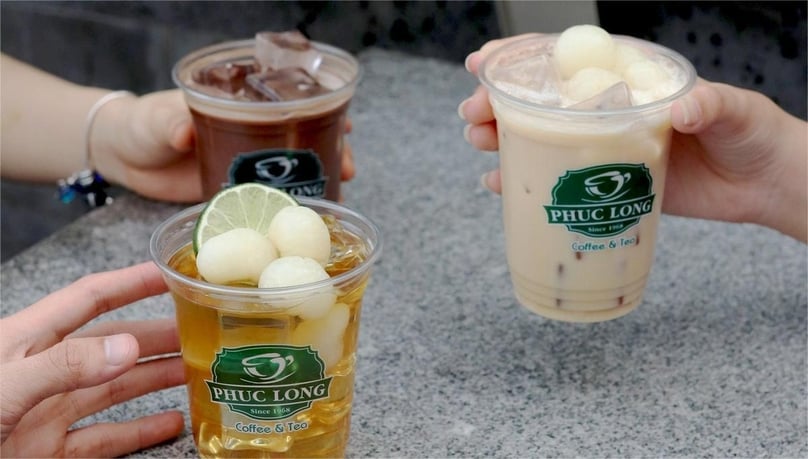 Some drinks of Phuc Long Coffee & Tea. Photo courtesy of F&B Vietnam.