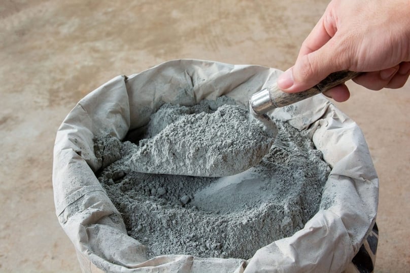 Cement powder is made from three components: clinker, gypsum and additives. Photo courtesy of SCG.