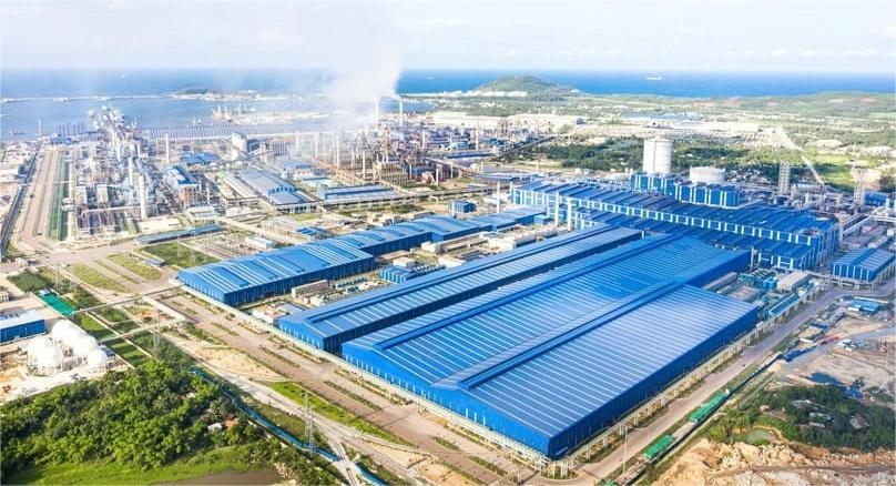 The Hoa Phat Dung Quat Steel Production Complex in Quang Ngai province, central Vietnam. Photo courtesy of Hoa Phat Group.