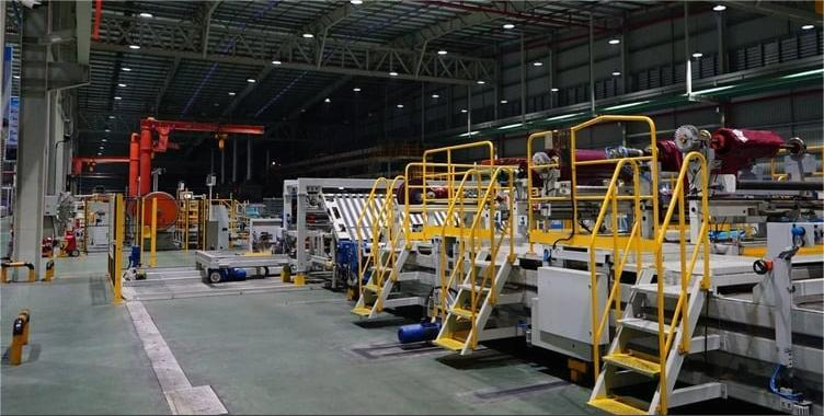 A manufacturing line at Sailun Vietnam Co., Ltd. in Tay Ninh province, southern Vietnam. Photo courtesy of Tay Ninh newspaper.