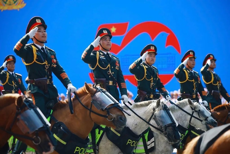 Mounted police unit.