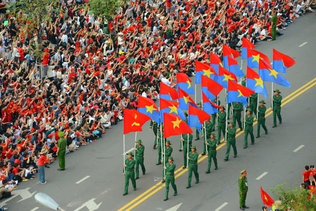 The Liberation Army contingent.
