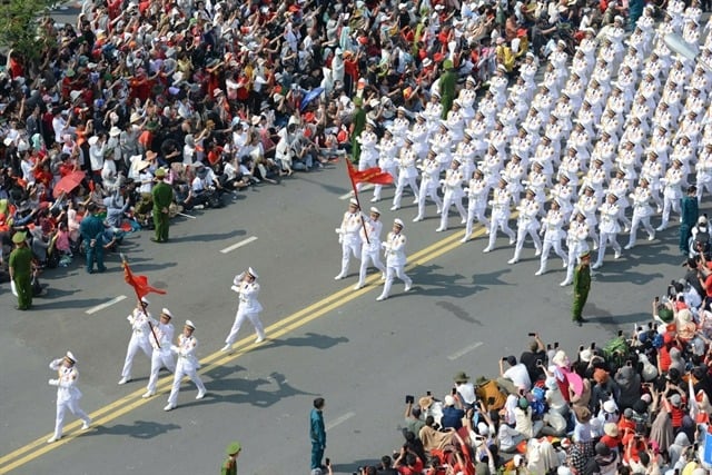 The parade has 13,000 participants.