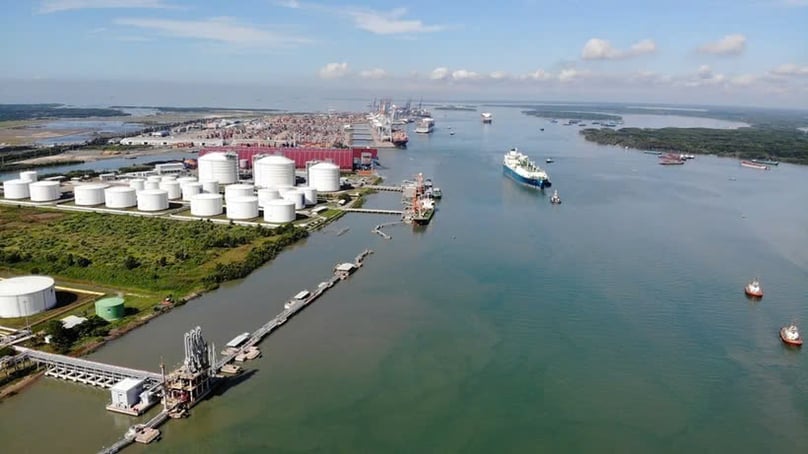 LNG import operations at Thi Vai terminal. Photo courtesy of Vietnam News Agency.