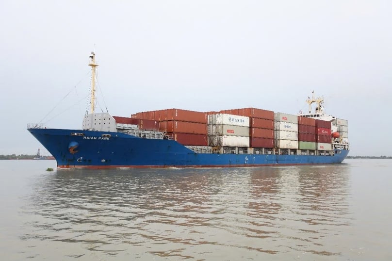 HAIAN PARK - the first vessel in Hai An Transport and Stevedoring JSC’s container fleet. Photo courtesy of the company.